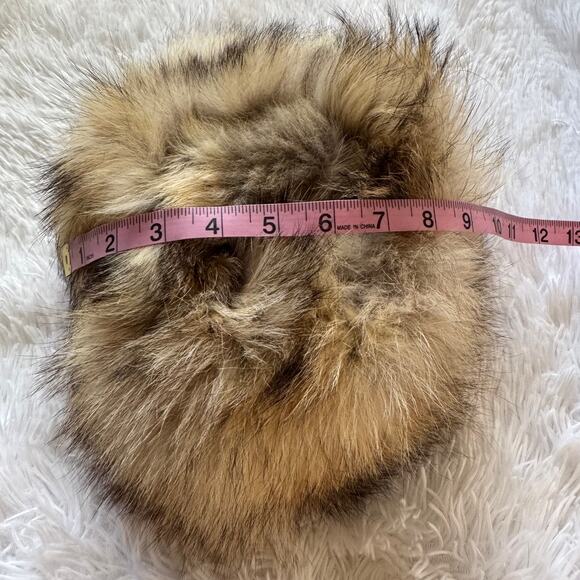 Vintage 1960s Soviet Era Russian Fox Fur Papakha Hat Small - Picture 3 of 9